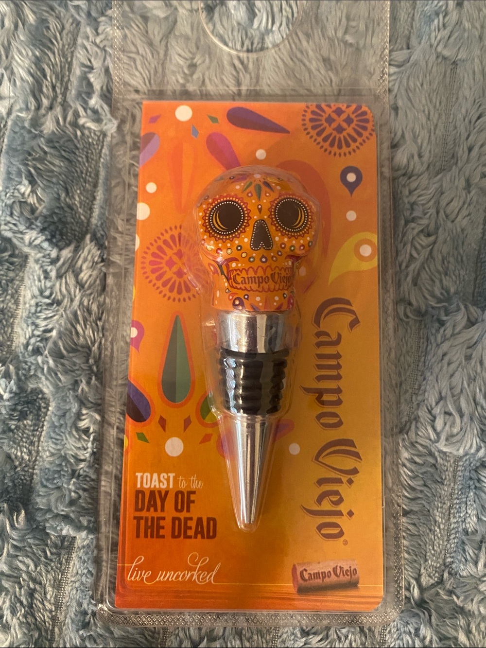 Toast to the Day of the Dead w/this New Campo Viejo Collectable Wine Stopper